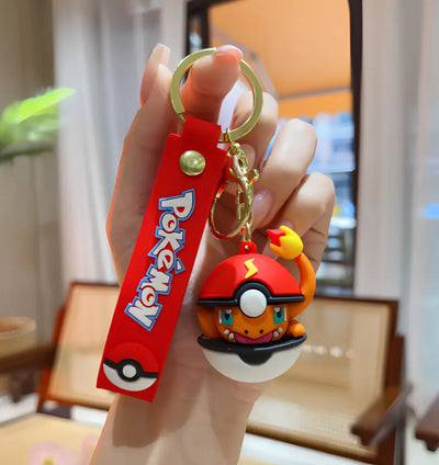 Porte Clés Pokemon - Salamèche dans sa Pokeball