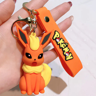 Porte clés Pokemon – Pyroli — dans le même univers que Peluche Pokemon Pyroli  - 20 cm