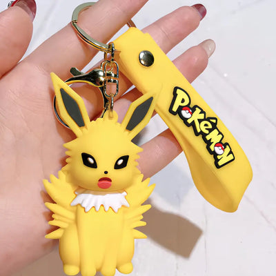Porte clés Pokemon – Voltali — dans le même univers que Peluche Pokemon Pyroli  - 20 cm