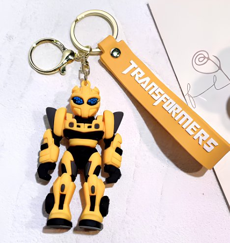 Porte clés Transformers Bumblebee, jaune et noir