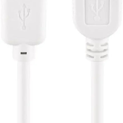 Rallonge Cable USB 1m Blanc