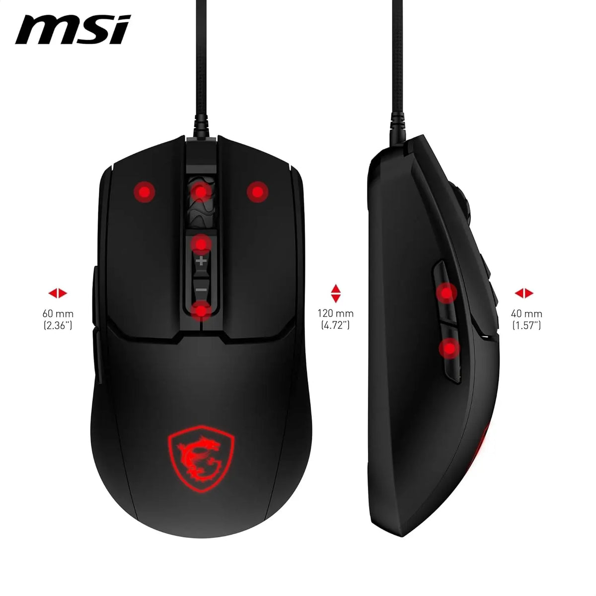 Souris Gamer MSI Forge GM100
