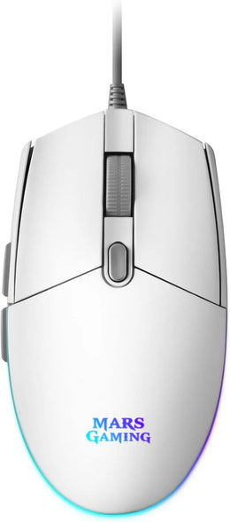 Souris Gaming Filaire Mars Gaming MMG RGB - Blanc