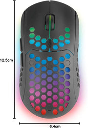 Souris Gaming Sans Fils Mars Gaming MMW3 Noir