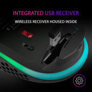 Souris Gaming Sans Fils Mars Gaming MMW3 Noir