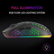 Souris Gaming Sans Fils Mars Gaming MMW3 Noir