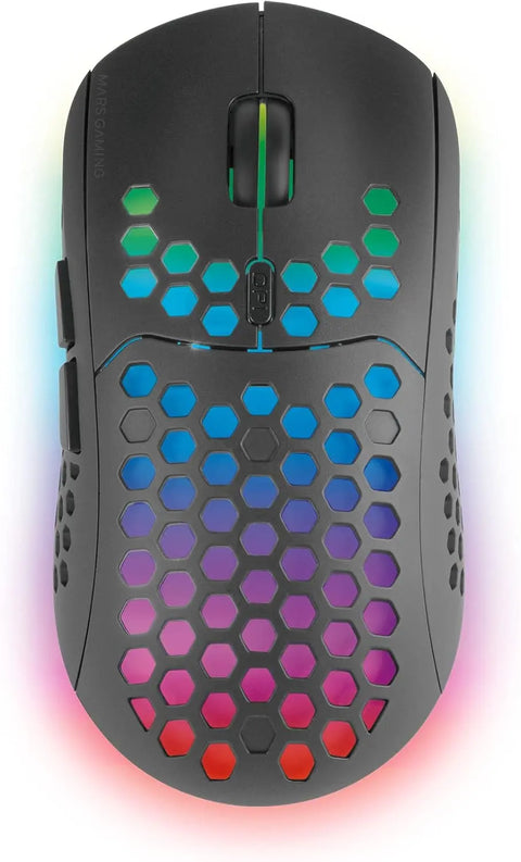 Souris Gaming Sans Fils Mars Gaming MMW3 Noir