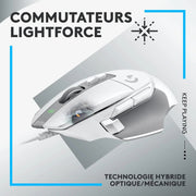 Souris Logitech G502 X Blanc