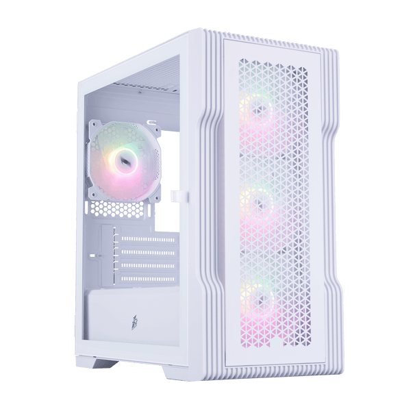 Boîtier PC 1stPlayer T3 Blanc - vue principale