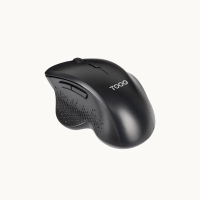 Souris sans fil ergonomique TooQ TQMWG-1105-B (Noir)