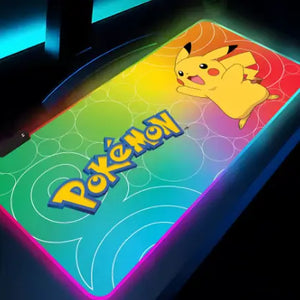 Tapis de Souris Gaming RGB Pokémon - Pikachu avec des éclairs