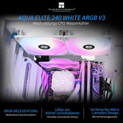 Thermalright Aqua Elite 240 White ARGB V3 - Watercooling 240 mm