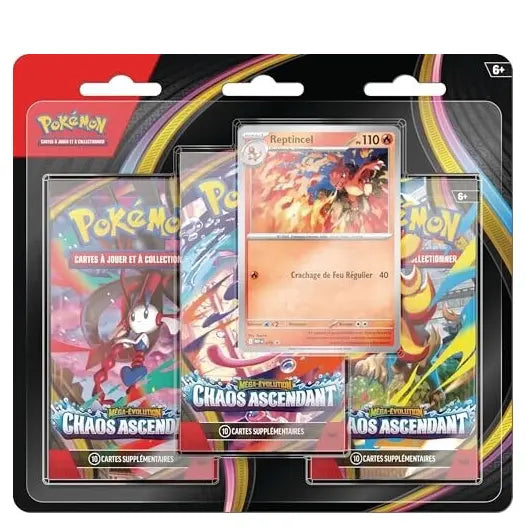 Pixel 404 Tripack Pokemon Mega-Evolution Chaos Ascendant ME04