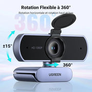UGREEN Webcam Streaming Full HD 1080P 30FPS
