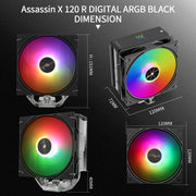 Ventirad Thermalright Assassin X 120 R Digital RGB - Noir 