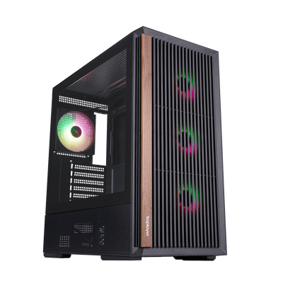 Boîtier PC 1stPlayer WD7 ARGB Noir - Moyen Tour ATX