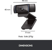 Webcam Logitech HD Pro C920