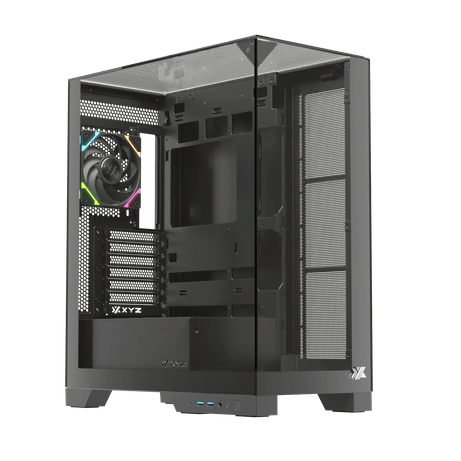 Boîtier PC XYZ Trifecta Hydrotemp RGB Noir - vue principale