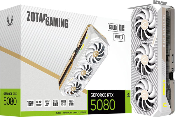 ZOTAC Zotac GeForce RTX 5080 Solid OC White Edition