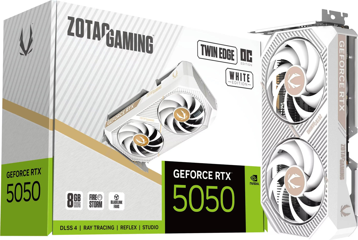 Zotac GeForce RTX 5050 Twin Edge OC blanc