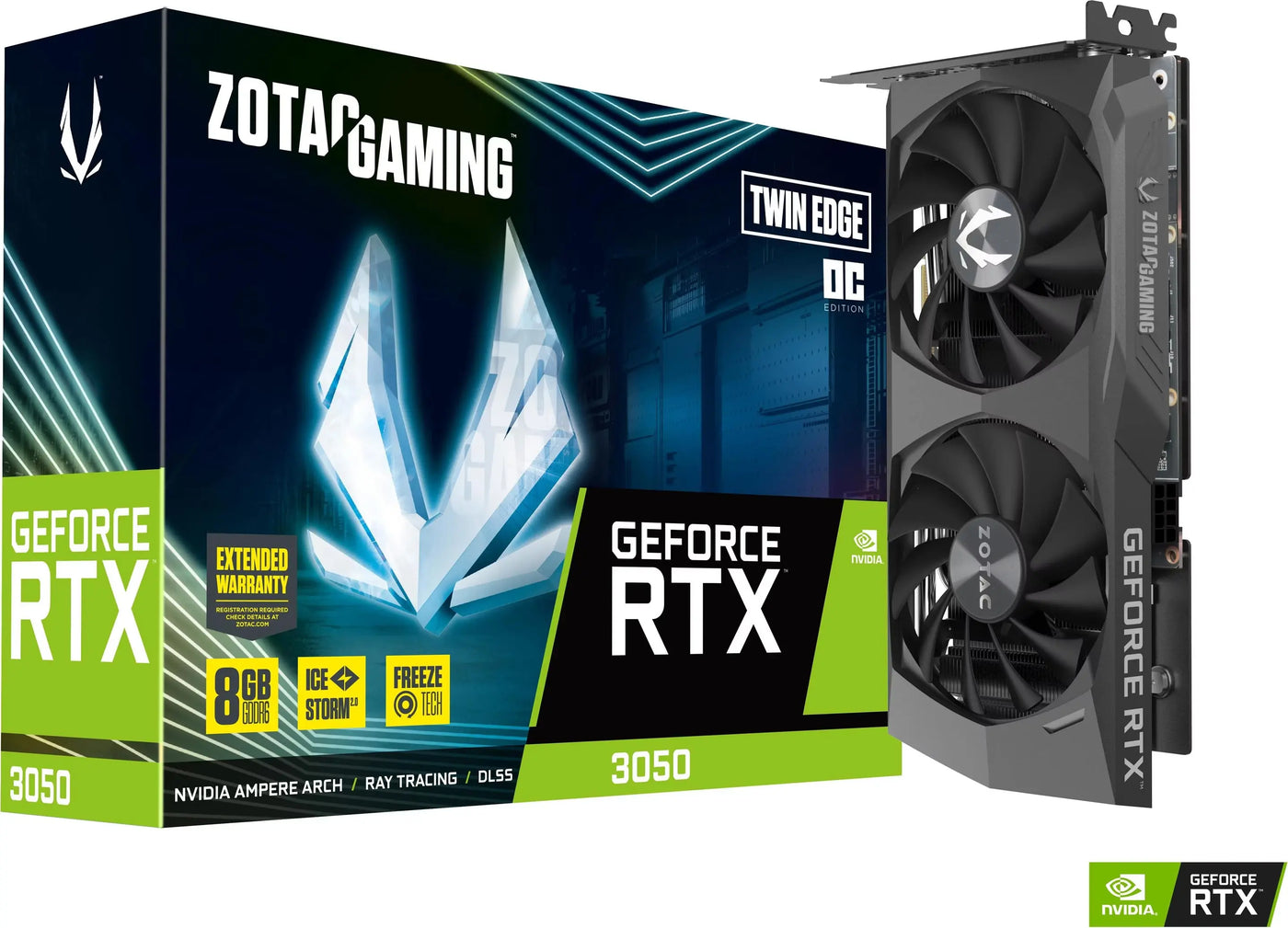 Zotac GeForce RTX 3050 8Go Twin Edge