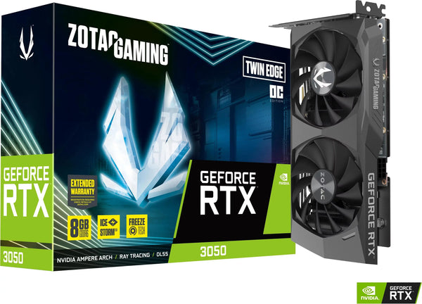 ZOTAC Gaming GeForce RTX 3050 8 Go Twin Edge - packaging