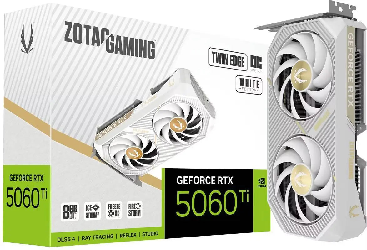 Zotac GeForce RTX 5060 Ti 8 Go Twin Edge OC blanc