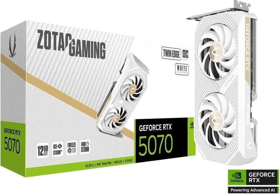 Zotac GeForce RTX 5070 Twin Edge OC blanc