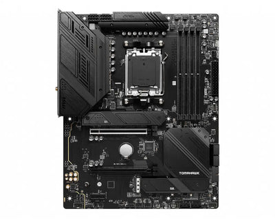 Carte mère MSI MAG B650 TOMAHAWK WIFI noire AM5 design angulaire métallique
