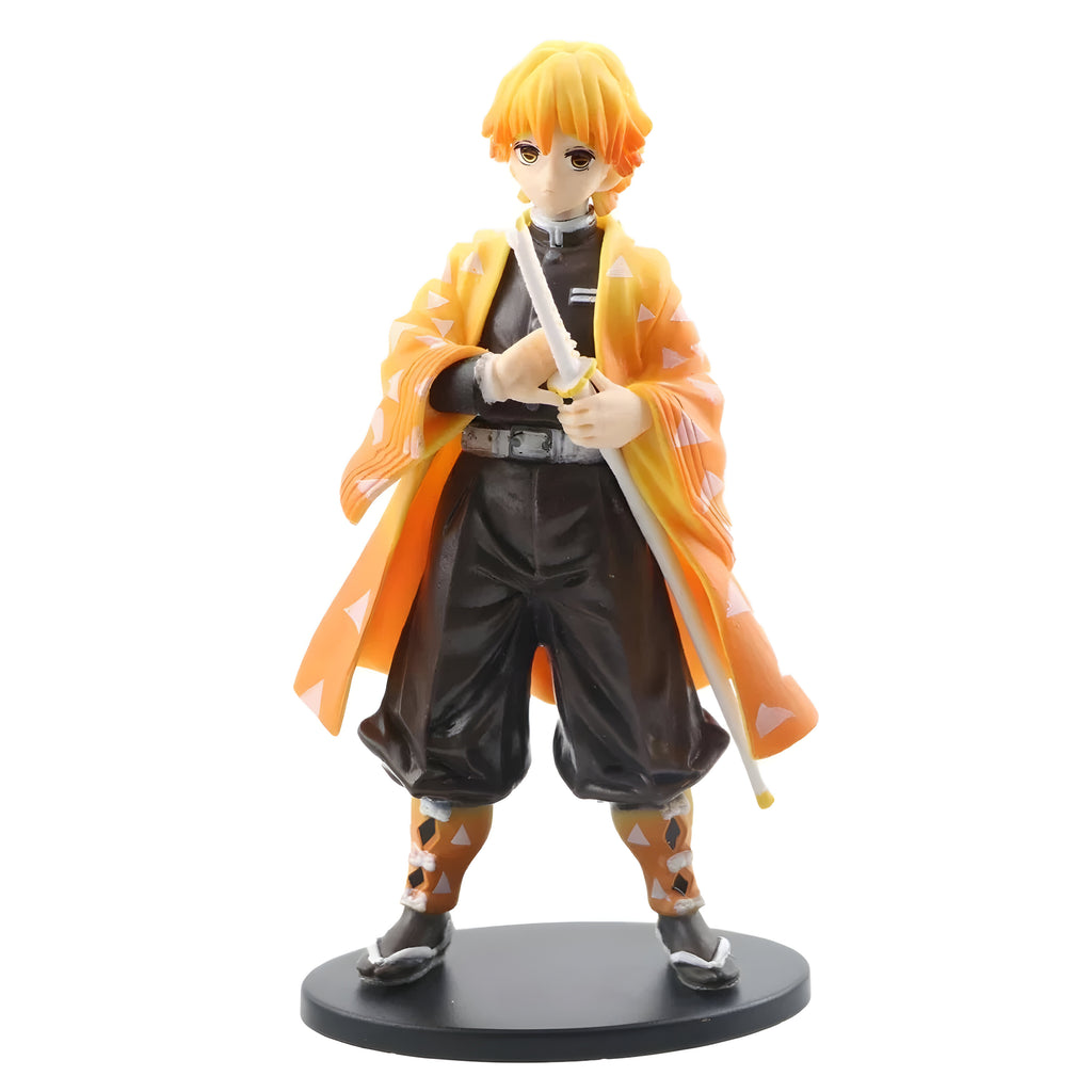Figurine Demon Slayer Zenitsu Agatsuma en pose dynamique avec épée