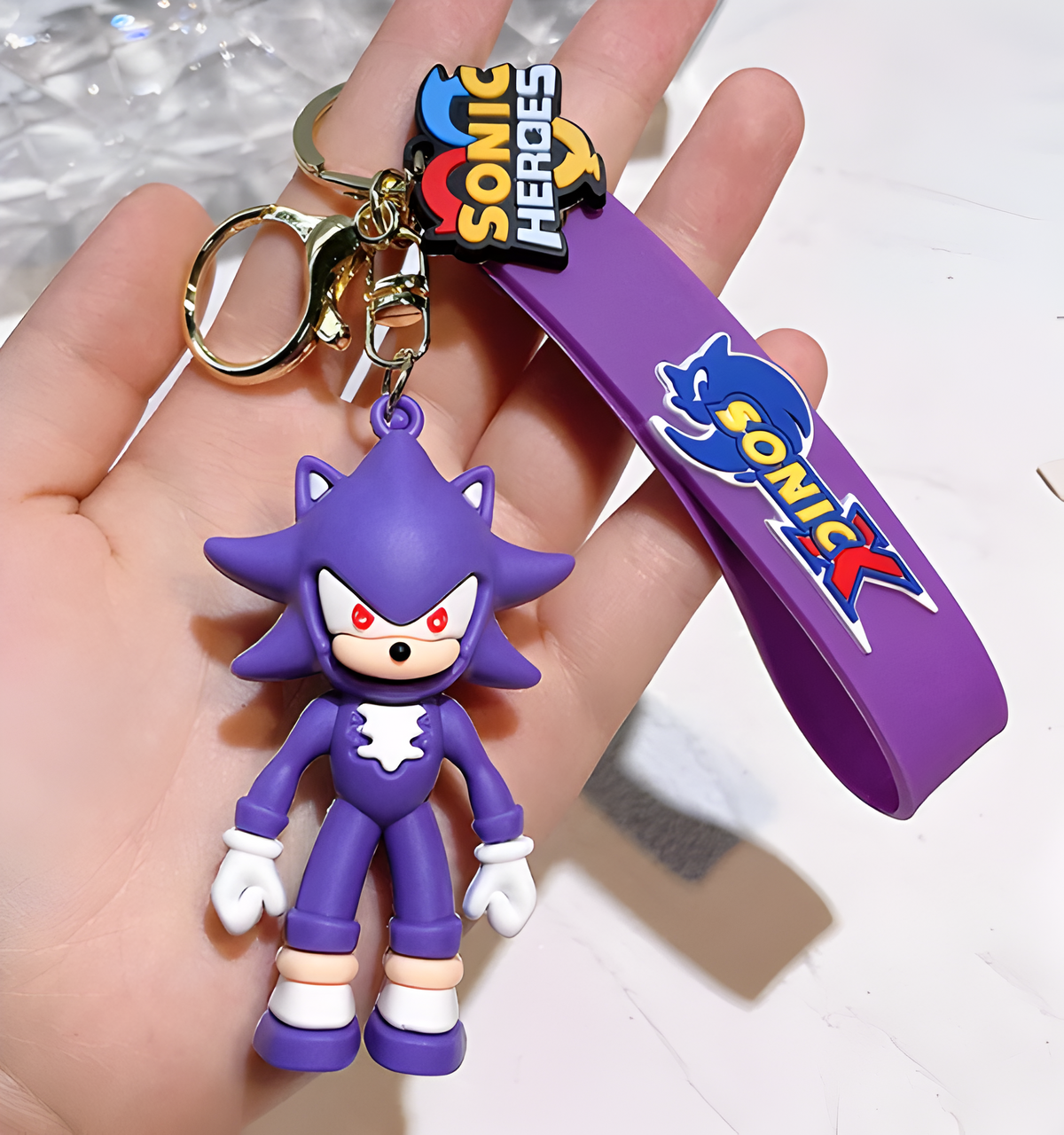 Porte-Clés Sonic - Sonic Hérisson Violet image 0