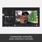 Interface Logitech Capture avec outils vidéo pour StreamCam 1080p 60 FPS USB-C