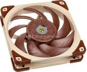 Ventilateur Noctua NF-A12x25 PWM 120mm marron beige mat à lames courbes