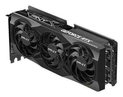 Carte graphique PNY GeForce RTX 5070 Ti Triple Fan noire à trois ventilateurs