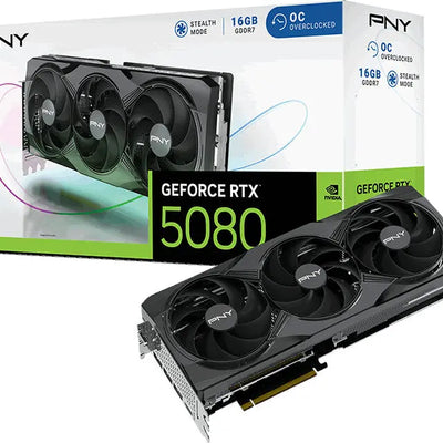 PNY Carte Graphique GeForce RTX 5080 16GB OC Triple Fan DLSS 4