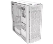 Boîtier PC Corsair 9000D RGB Airflow Blanc à côtés en maille blanche