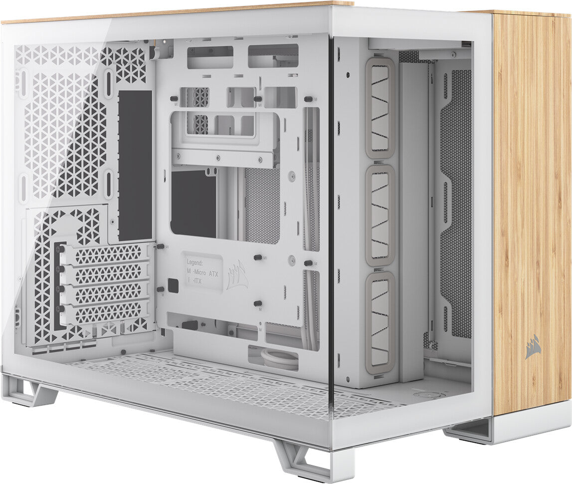 Corsair 2500X BLANC/BAMBOO WOOD image 1