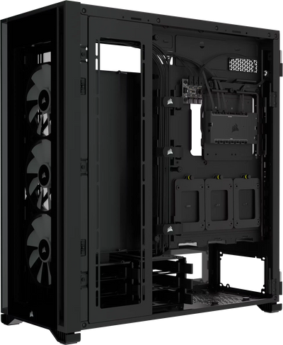 Boîtier Corsair iCue 7000X RGB Full Tower NOIR avec panneau latéral transparent et 3 ventilateurs avant