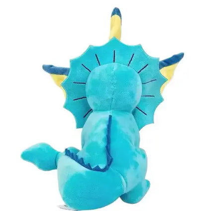 Peluche Pokémon Aquali bleu et jaune, coton doux, 25 cm