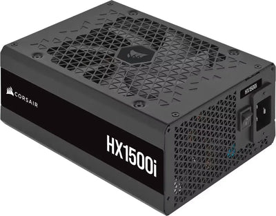 Alimentation Corsair HX1500i 80PLUS Platinum noire ATX à grille texturée