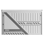 Alimentation MSI MAG A650BNL 650W White Edition avec SSD MAG silver texturé