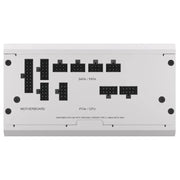 Alimentation Corsair RM750x SHIFT Blanc avec connecteurs noir arrière