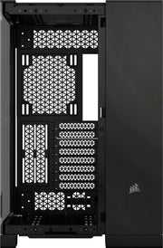Corsair 6500X Noir boîtier PC noir au design minimaliste avec panneaux mesh géométriques