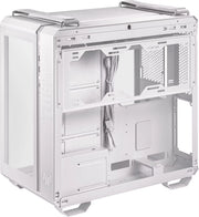 Coque PC ASUS TUF Gaming GT502 BLANC blanche mate minimaliste à panneaux mesh