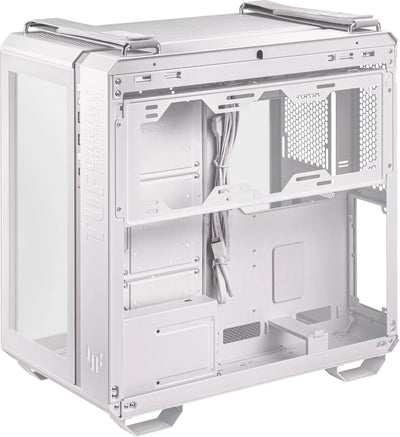 Coque PC ASUS TUF Gaming GT502 BLANC blanche mate minimaliste à panneaux mesh