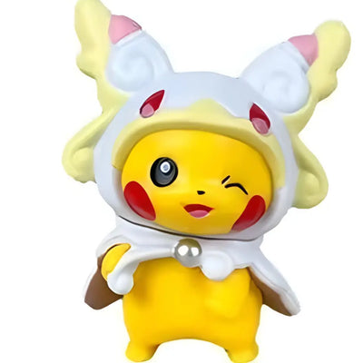 Figurine Pokemon - Pikachu cosplay Mega-Nanméouïe