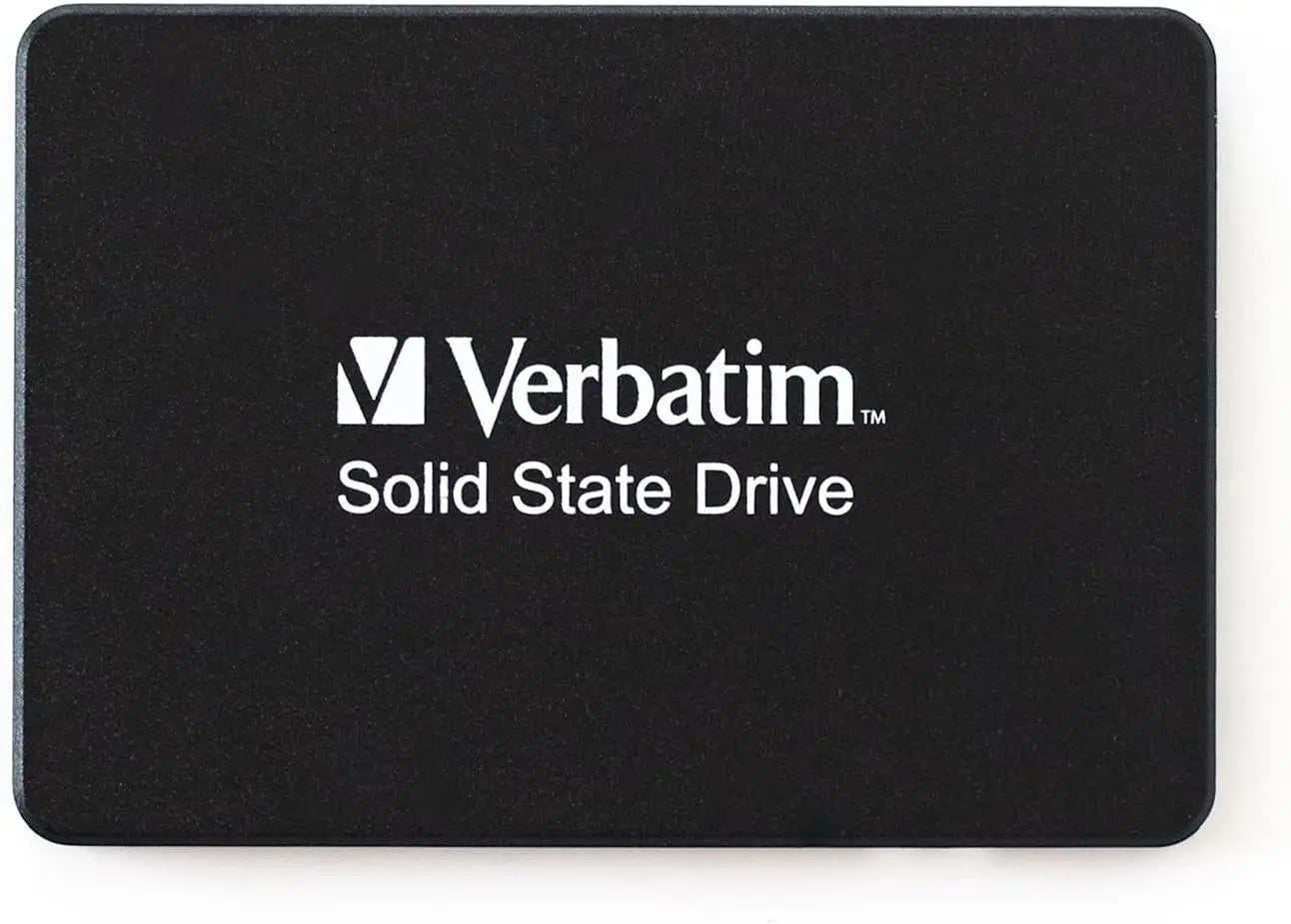 Disque SSD Verbatim 2,5 pouces 2 To noir avec branding blanc