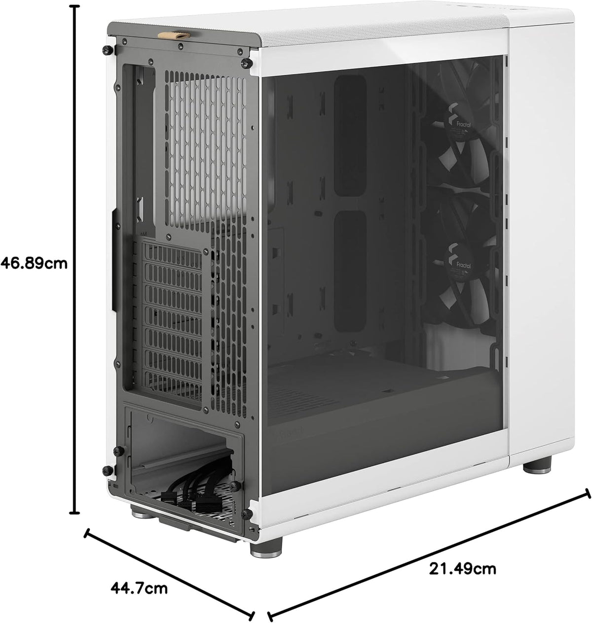 Fractal Design North XL - Chalk White TG Clear image 6