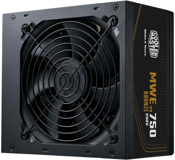 Alimentation ATX Cooler Master MWE Bronze V3 750W - MPE-7501-ACABW-3BEU — pour compléter AMD Ryzen 7 9800X3D