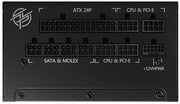Alimentation MSI MPG A850G PCIE5 850W noir ATX avec connecteurs multiples au dos